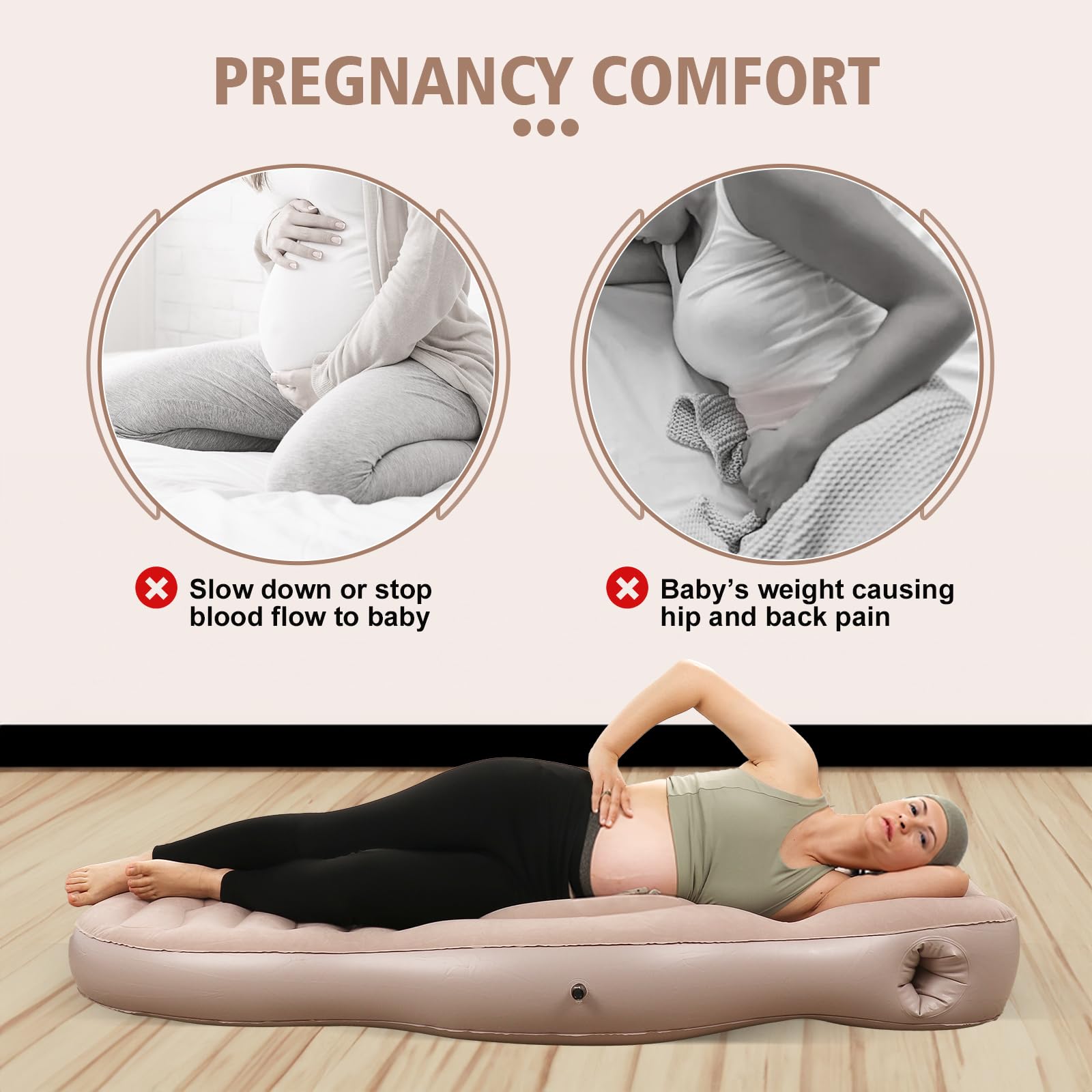Toggloo full-body pillow provides back and hip support for restful nights