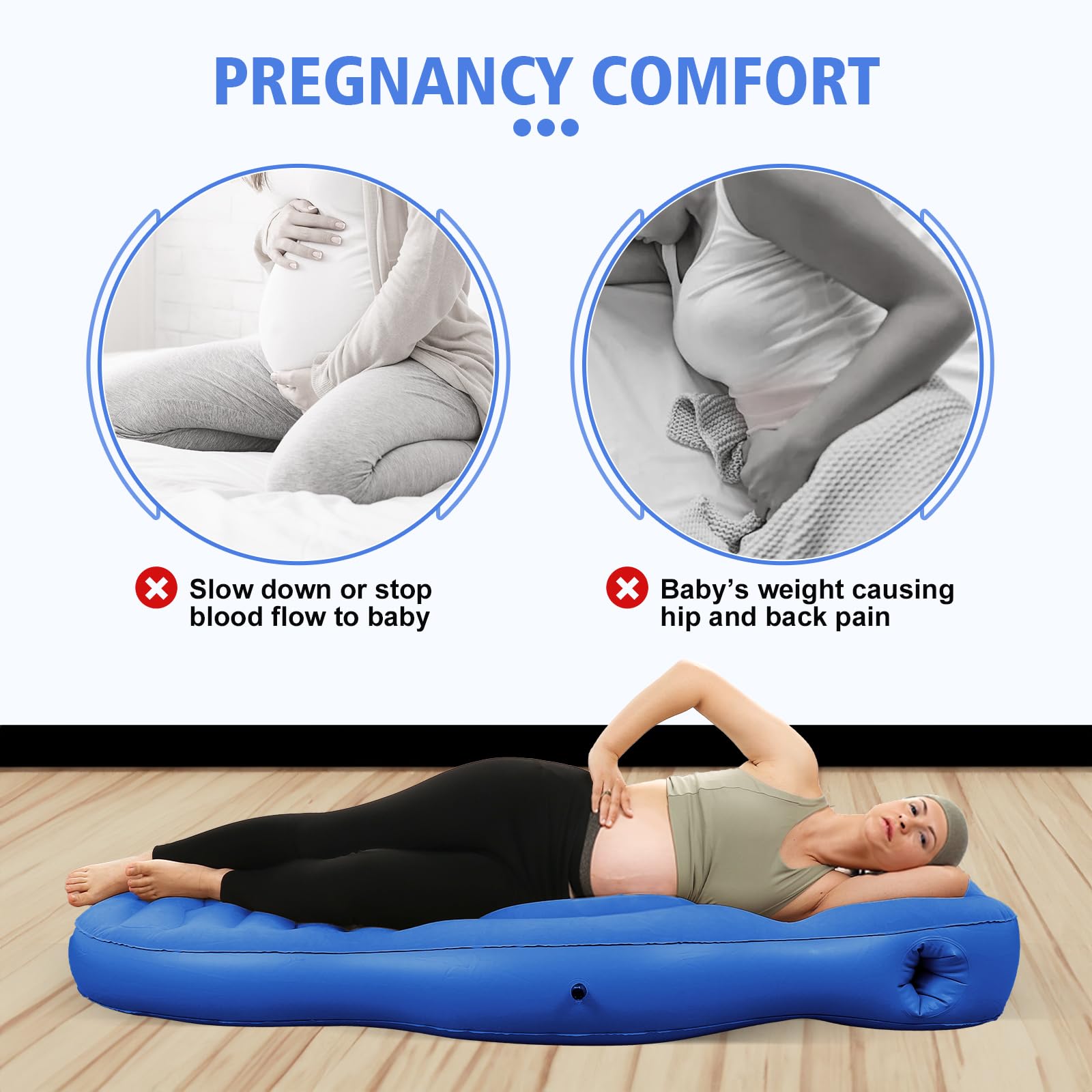 Toggloo travel-friendly airbed offers portable comfort on the go.