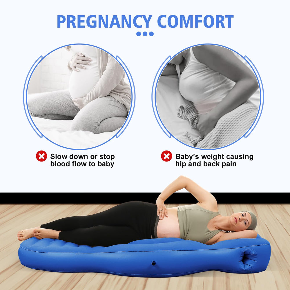 Toggloo travel-friendly airbed offers portable comfort on the go.