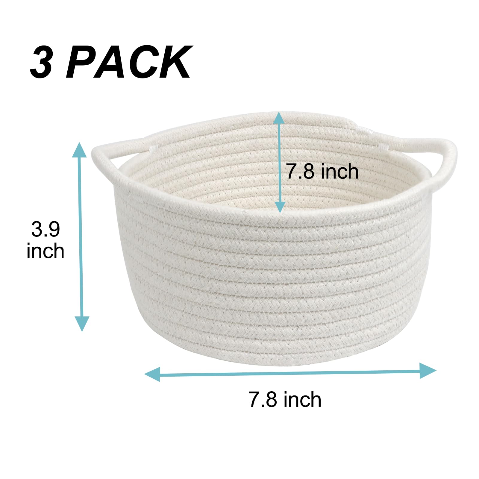 Togous compact mini basket demonstrates set of three design.