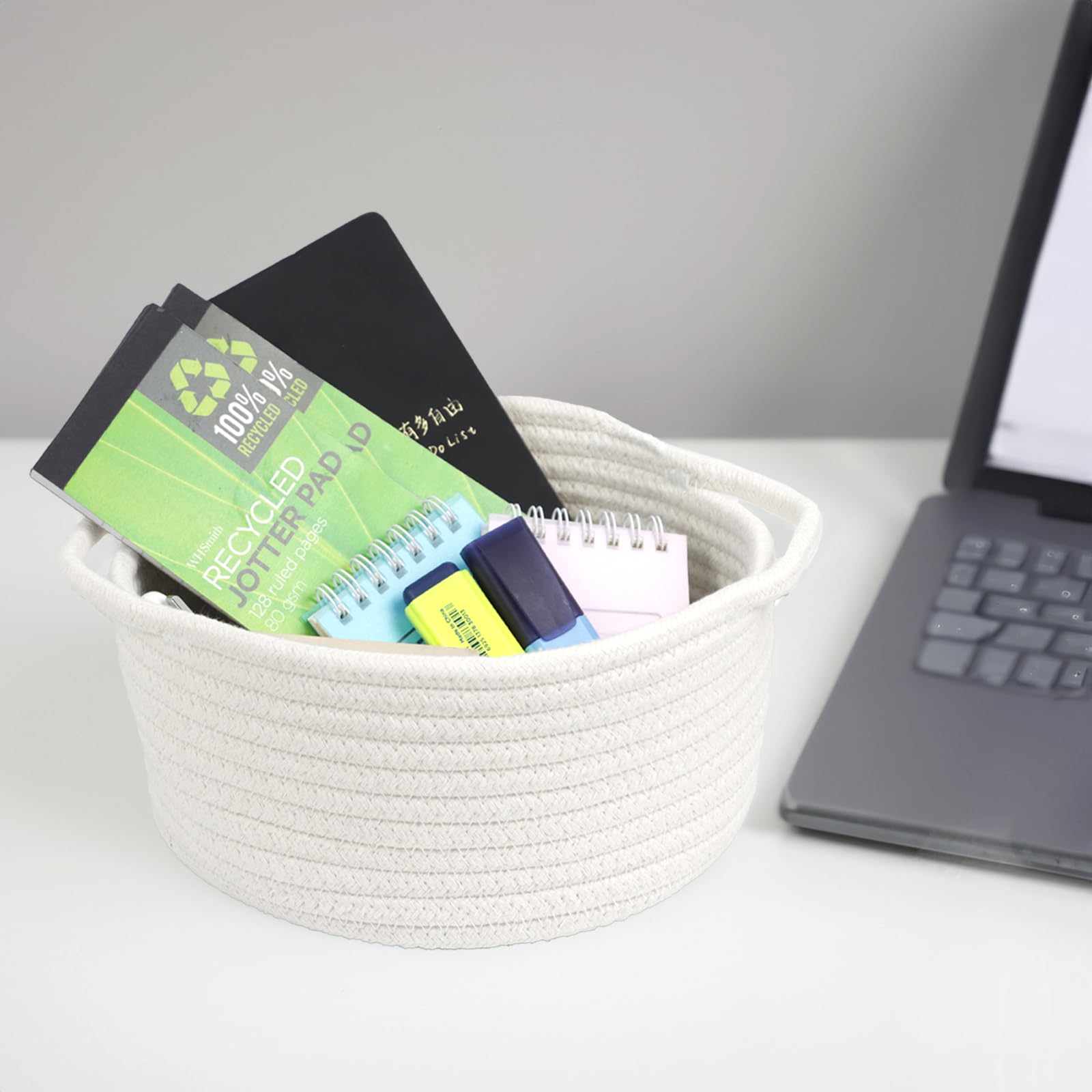 Togous open-top basket shows easy-carry handle for mobility.