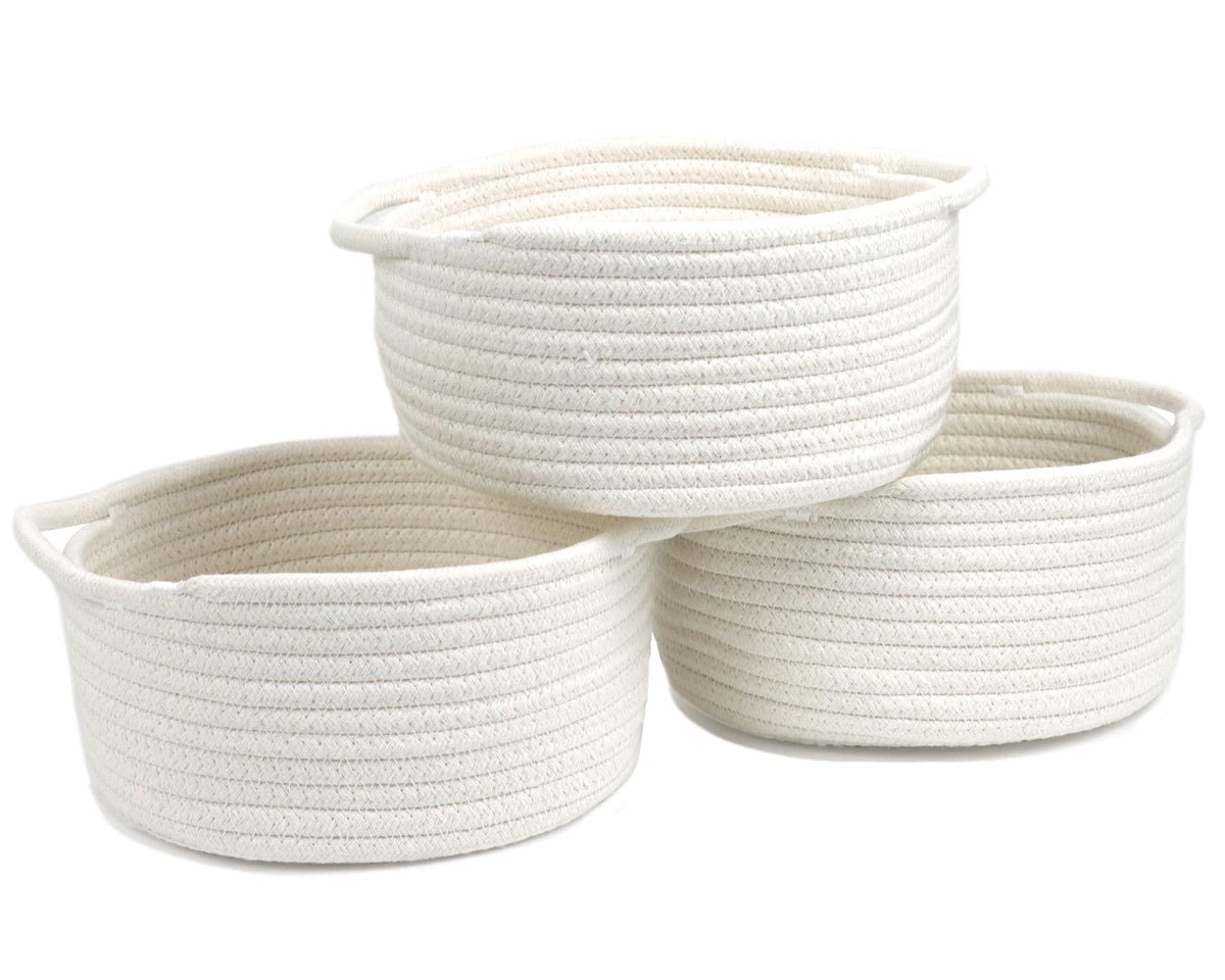Togous cotton rope basket close-up highlights soft texture and safe edges.