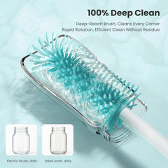 Tohecu portable soap dispenser keeps soap handy during travel.