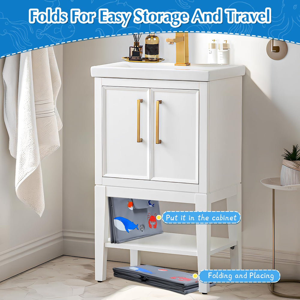 Tohetsuzp baby bathtub interior is easy to clean after use.