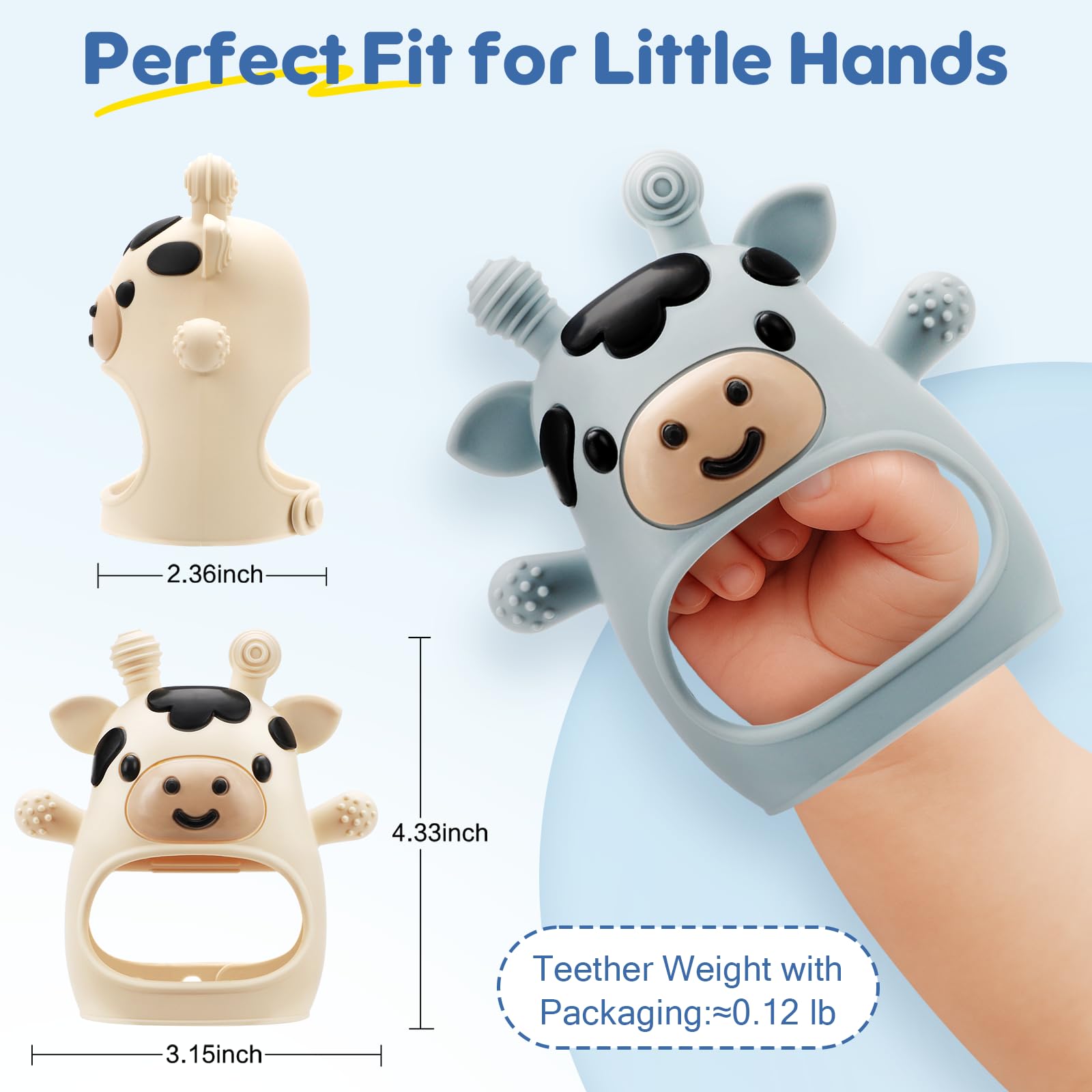 TOHIBEE teether is dishwasher-safe for quick cleaning.