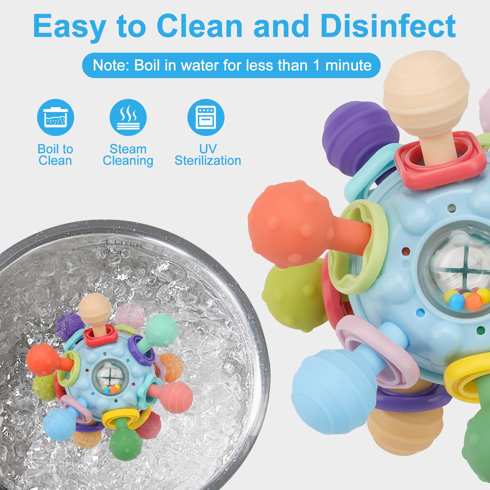 TOHIBEE compact travel toy fits diaper bag for on-the-go entertainment