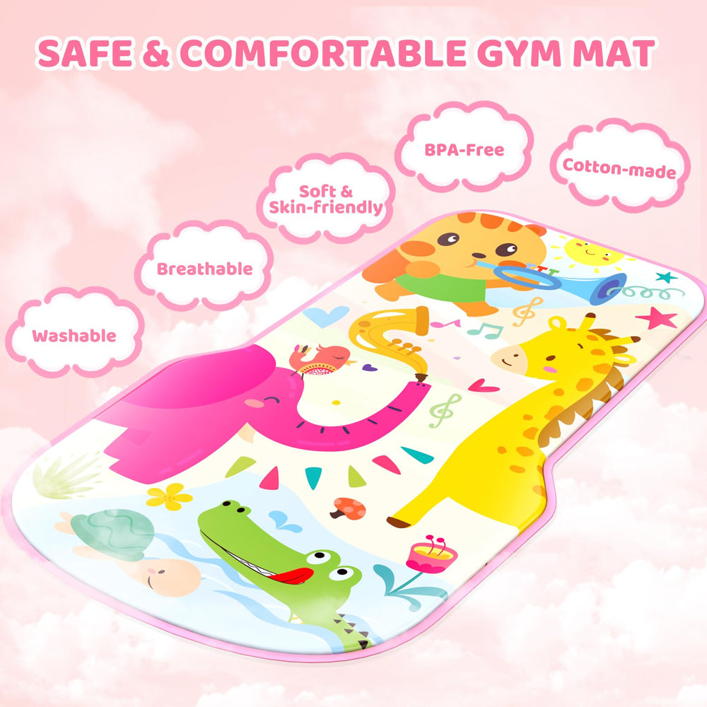 Toidgy adjustable top handle grows with baby for comfortable push transitions.