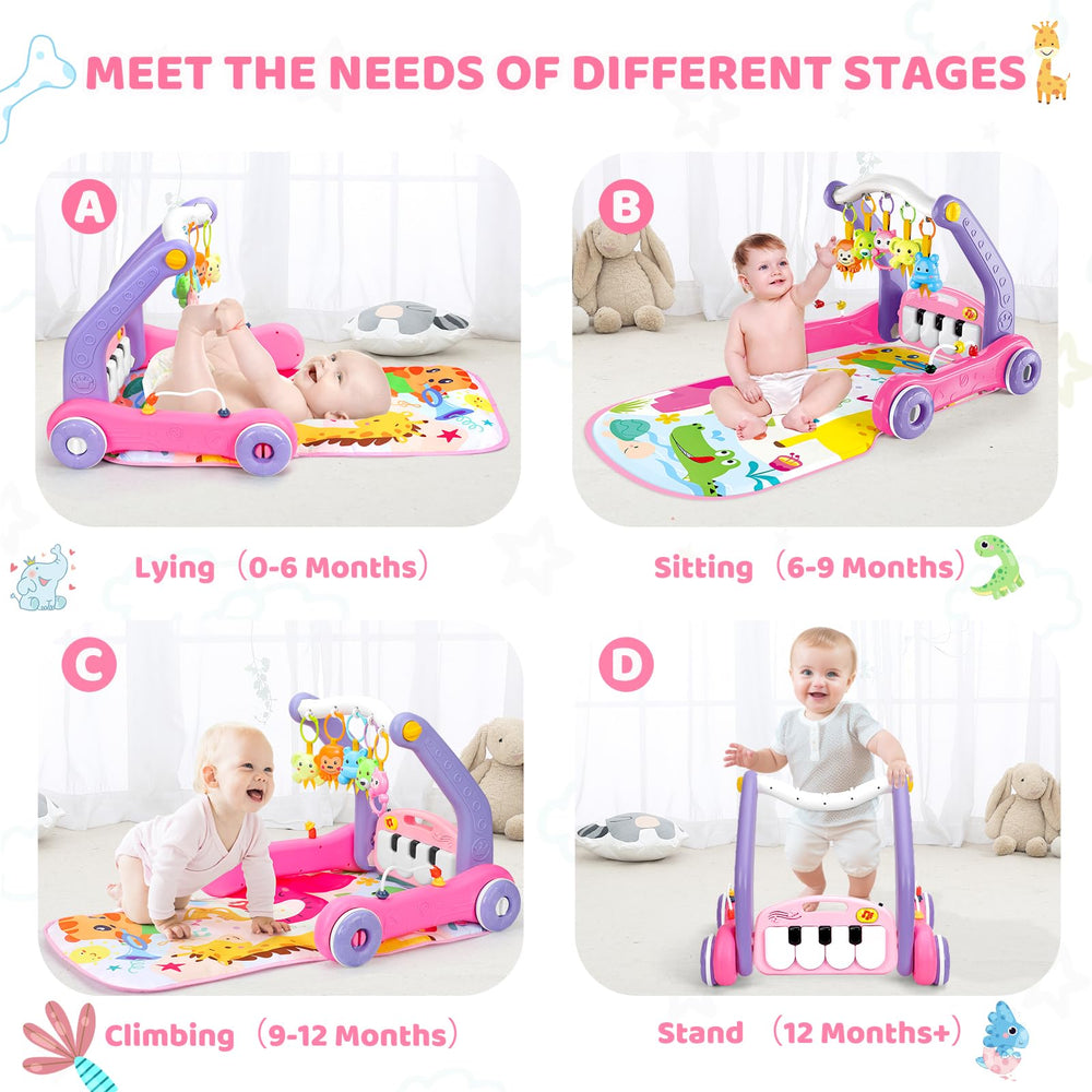 Toidgy tummy time soft fabric mat offers comfortable supervised play.