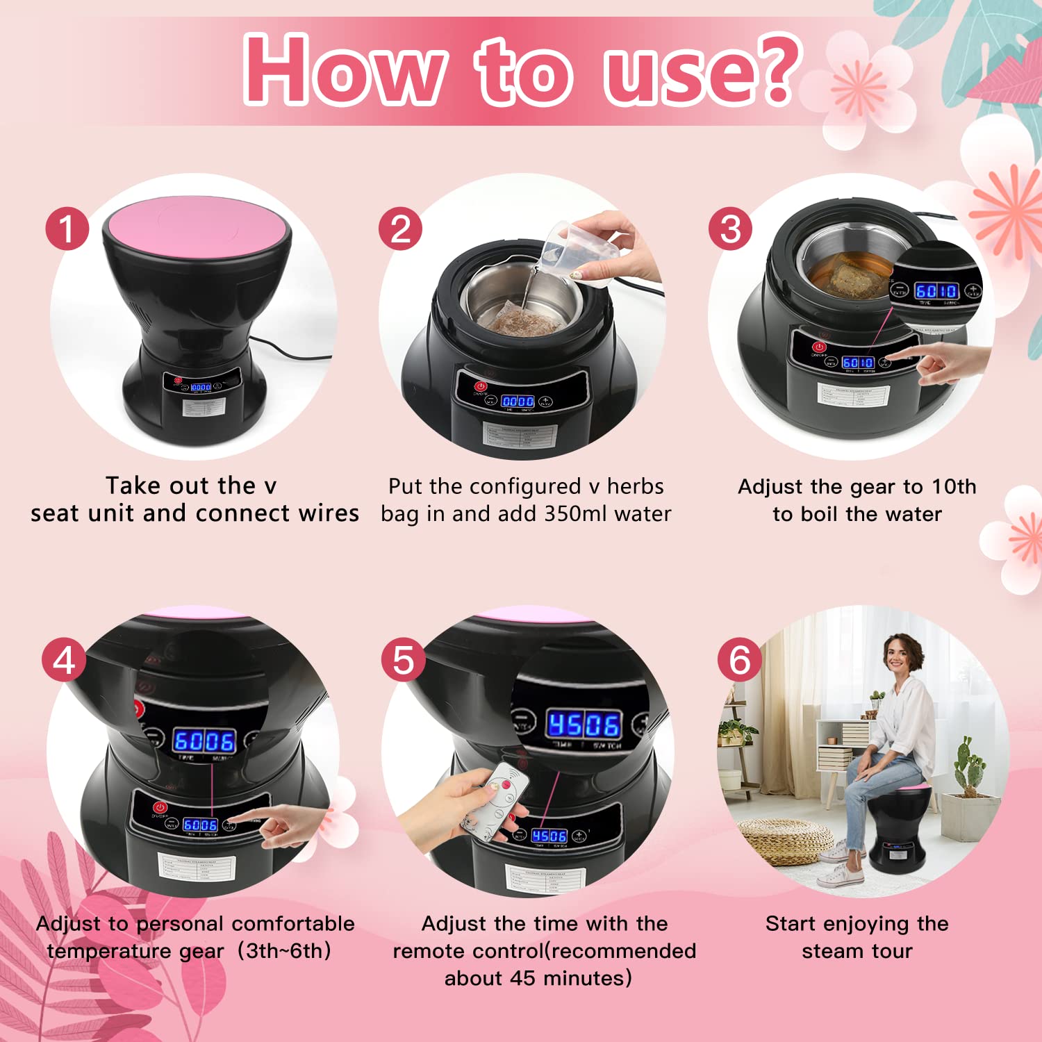TOKPELA Yoni Steam Pot anti‑dry function enhances safe steaming.