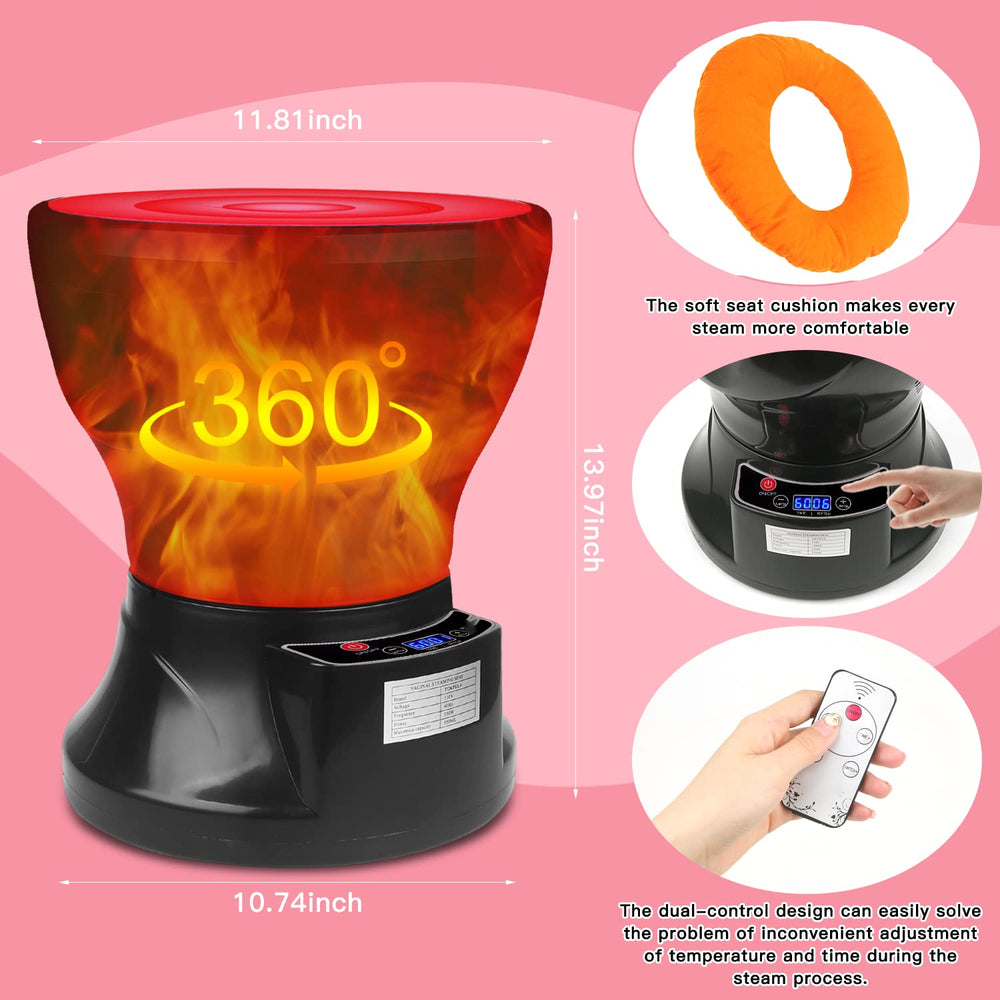 TOKPELA Yoni Steam Pot seat cushion adds comfort and stability during steaming.