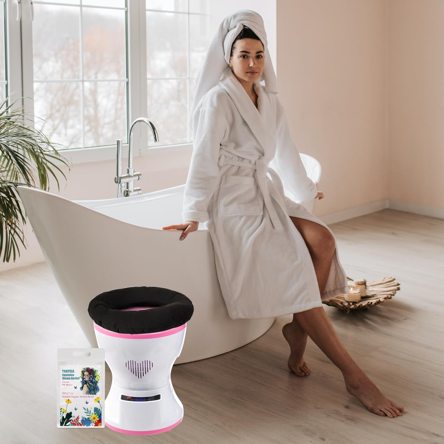 TOKPELA Yoni Steam Seat easy-clean design for quick setup