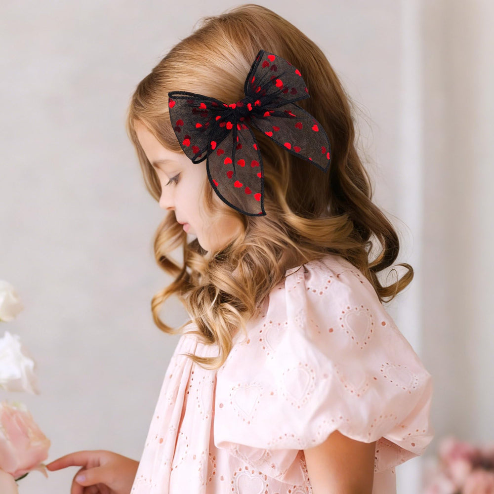 TOKUFAGU ready-to-wear Valentine hair accessory for girls.