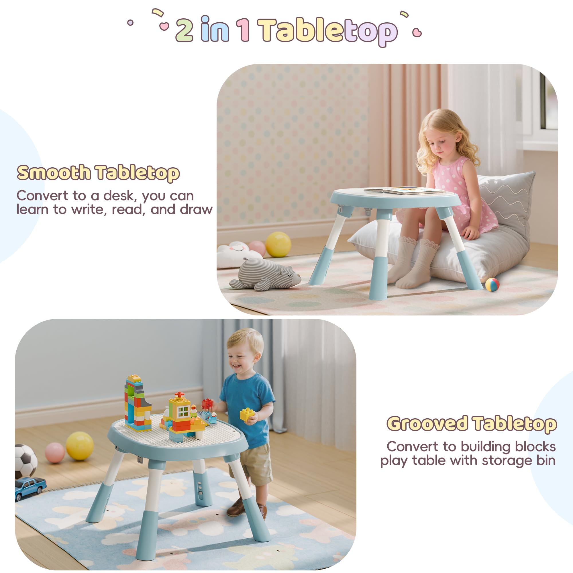 TOLEAD safe design with rounded edges for peace of mind
