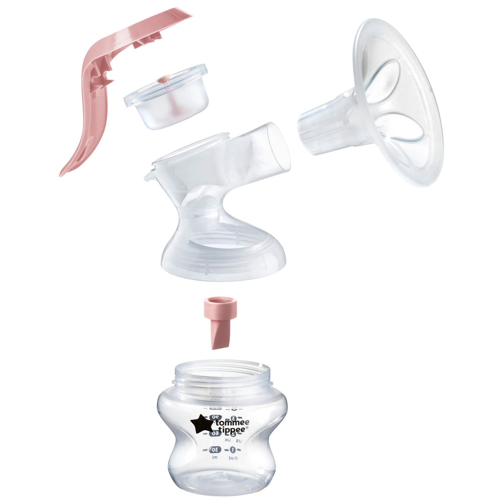 Tommee Tippee closed-system keeps milk in the bottle and reduces spills.