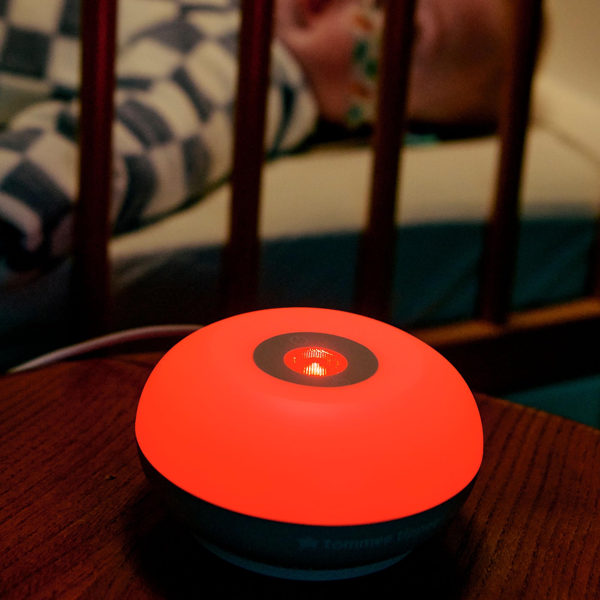 Tommee Tippee Dreammaker cry-sensor detects cries and responds with soothing cues.
