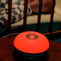 Tommee Tippee Dreammaker cry-sensor detects cries and responds with soothing cues.