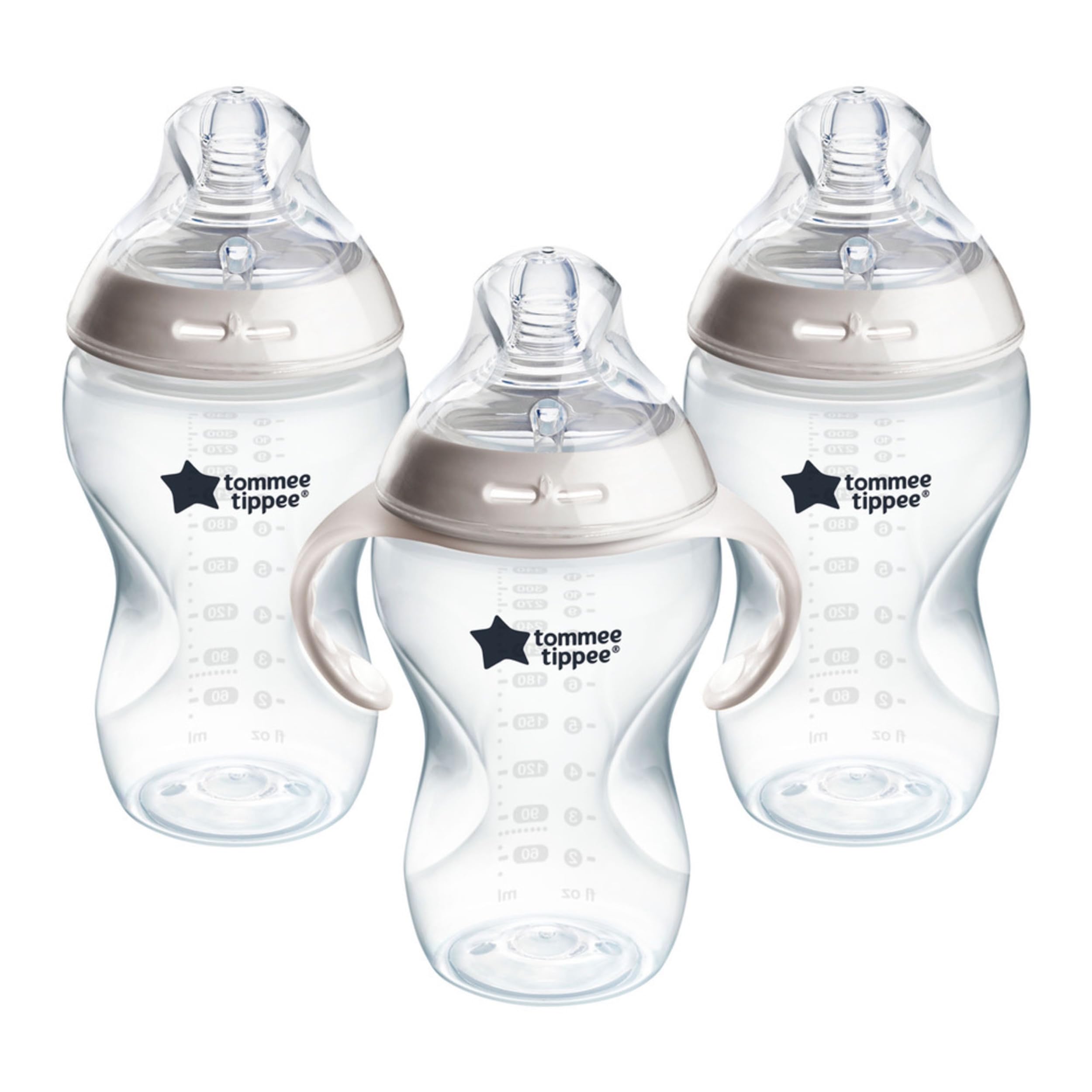 Tommee Tippee Natural Start 11oz bottle for thicker feeds and clear visibility