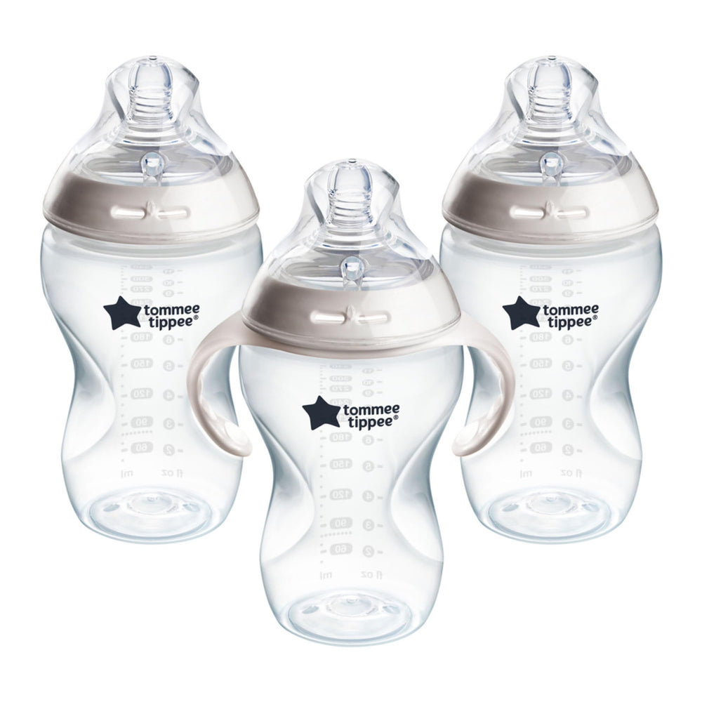 Tommee Tippee Natural Start 11oz bottle for thicker feeds and clear visibility