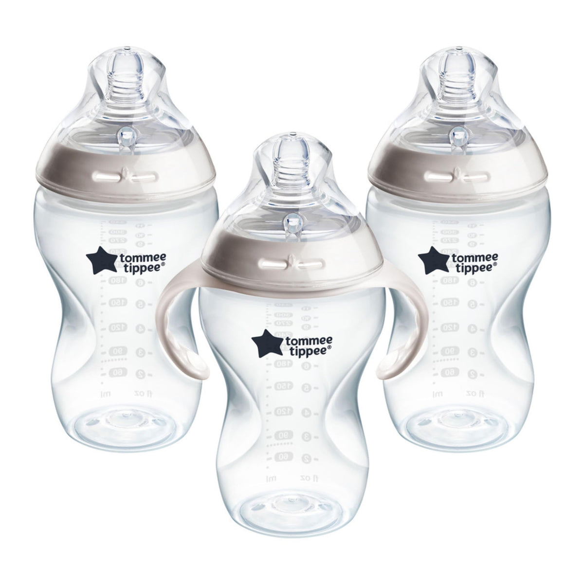 Tommee Tippee Natural Start 11oz bottle for thicker feeds and clear visibility