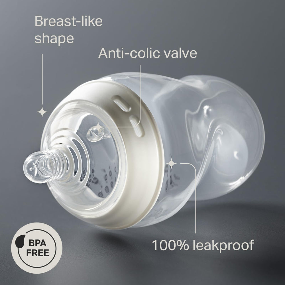 Tommee Tippee anti-colic valve close-up highlights airflow control