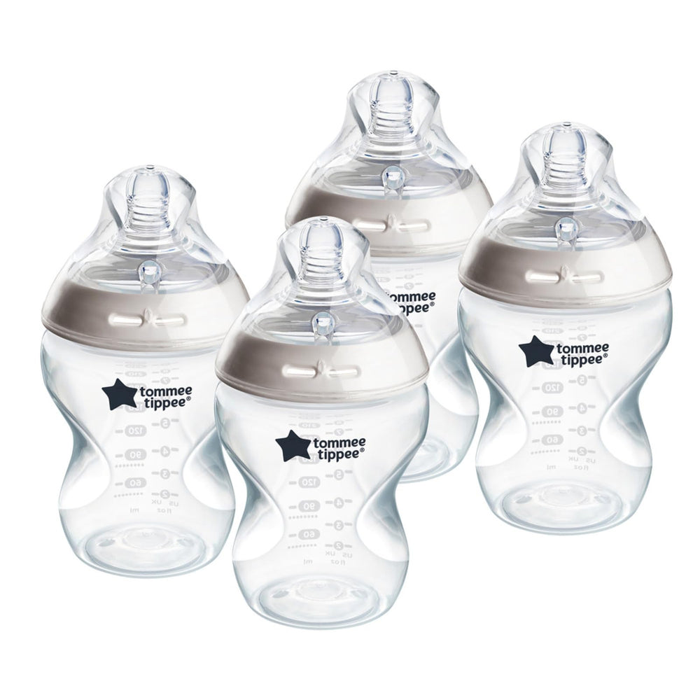 Tommee Tippee Natural Start 9 oz bottle front view for smooth feeding transitions