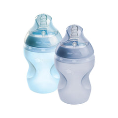 Tommee Tippee Natural Start bottle skin-feel calms baby during feeding