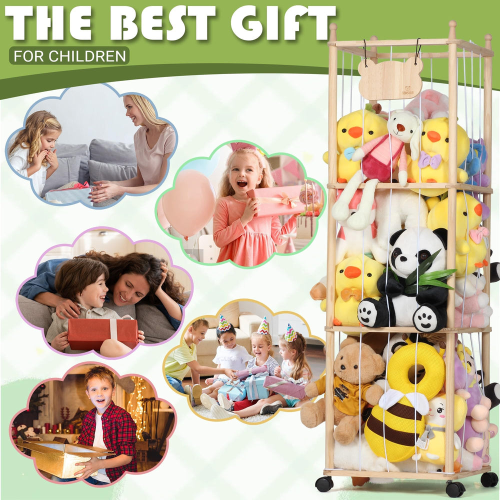 TOMSHUB easy-assembly video tutorial helps parents set up the organizer quickly.