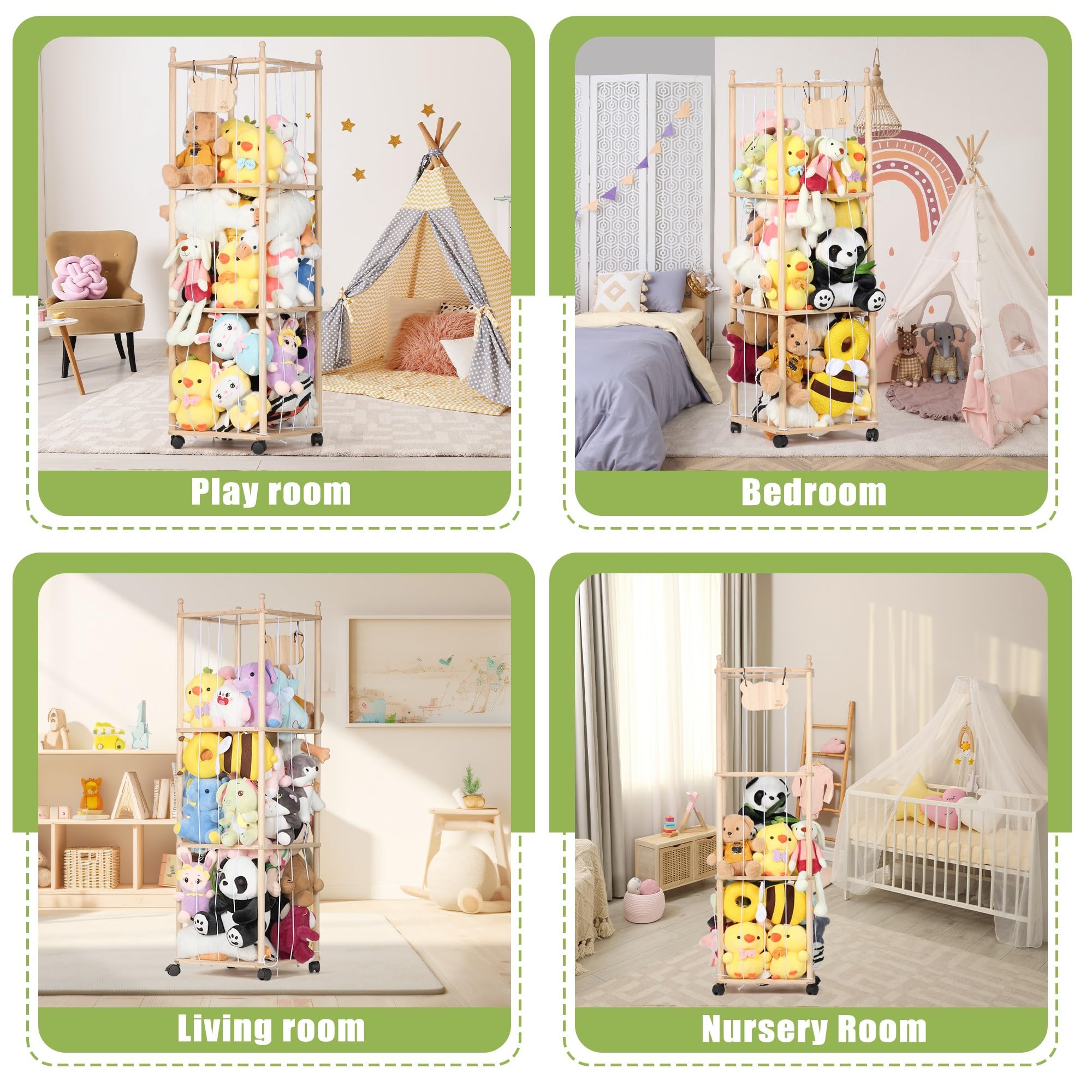 TOMSHUB nameplate personalization adds a special keepsake for a child's zoo.