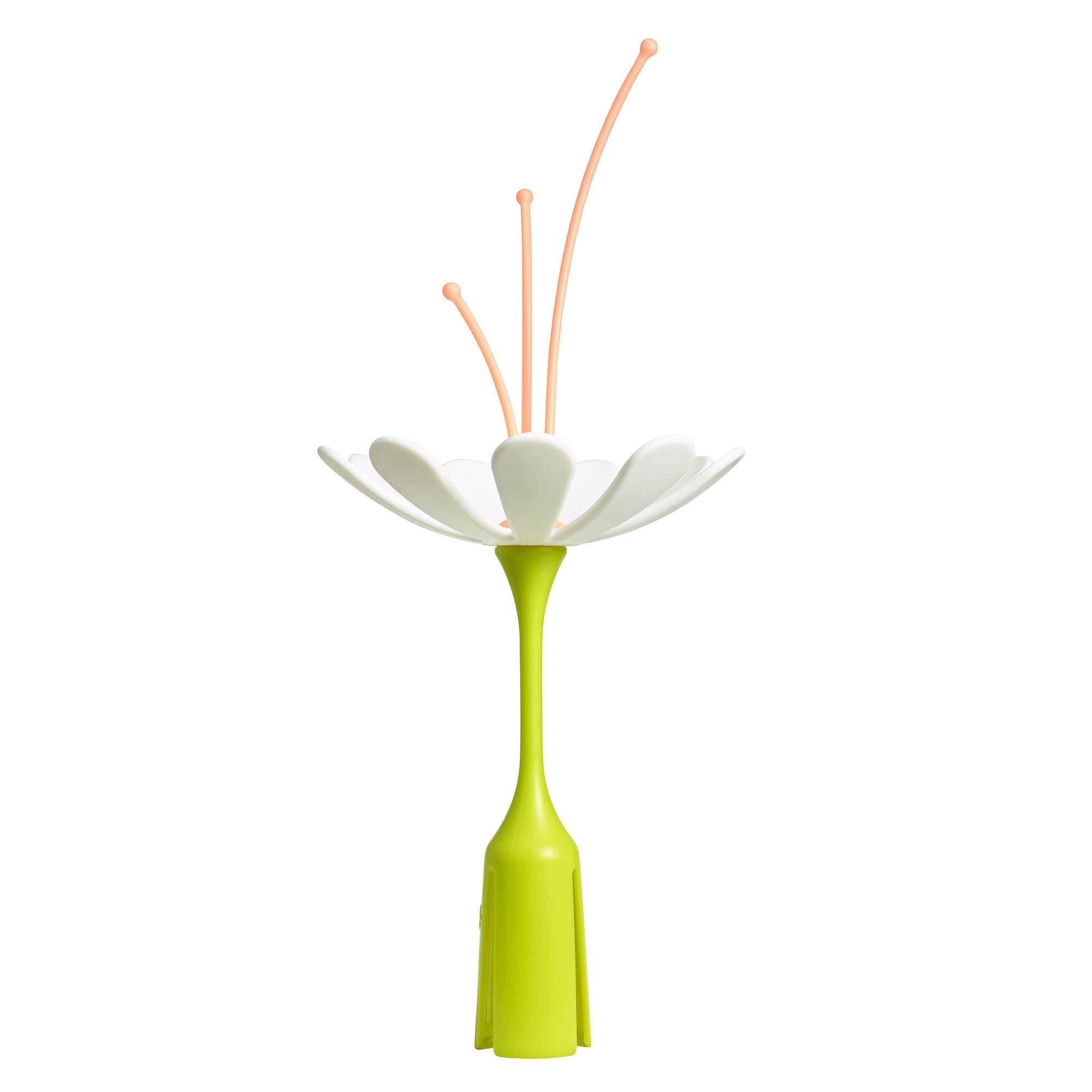 TOMY Boon Stem drying rack attachment overview shows space-saving design for countertops.