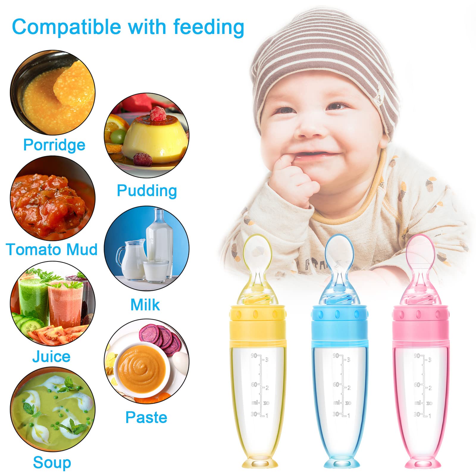 Tondiamo silicone spoon dispenser delivers precise 3oz portions.