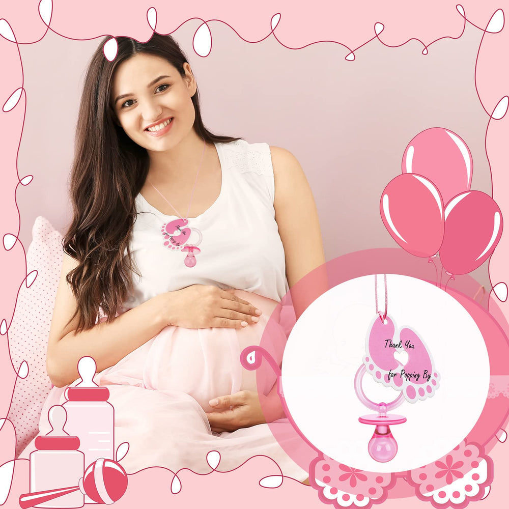 Tondiamo plastic pacifier favors suitable for party games and giveaways.