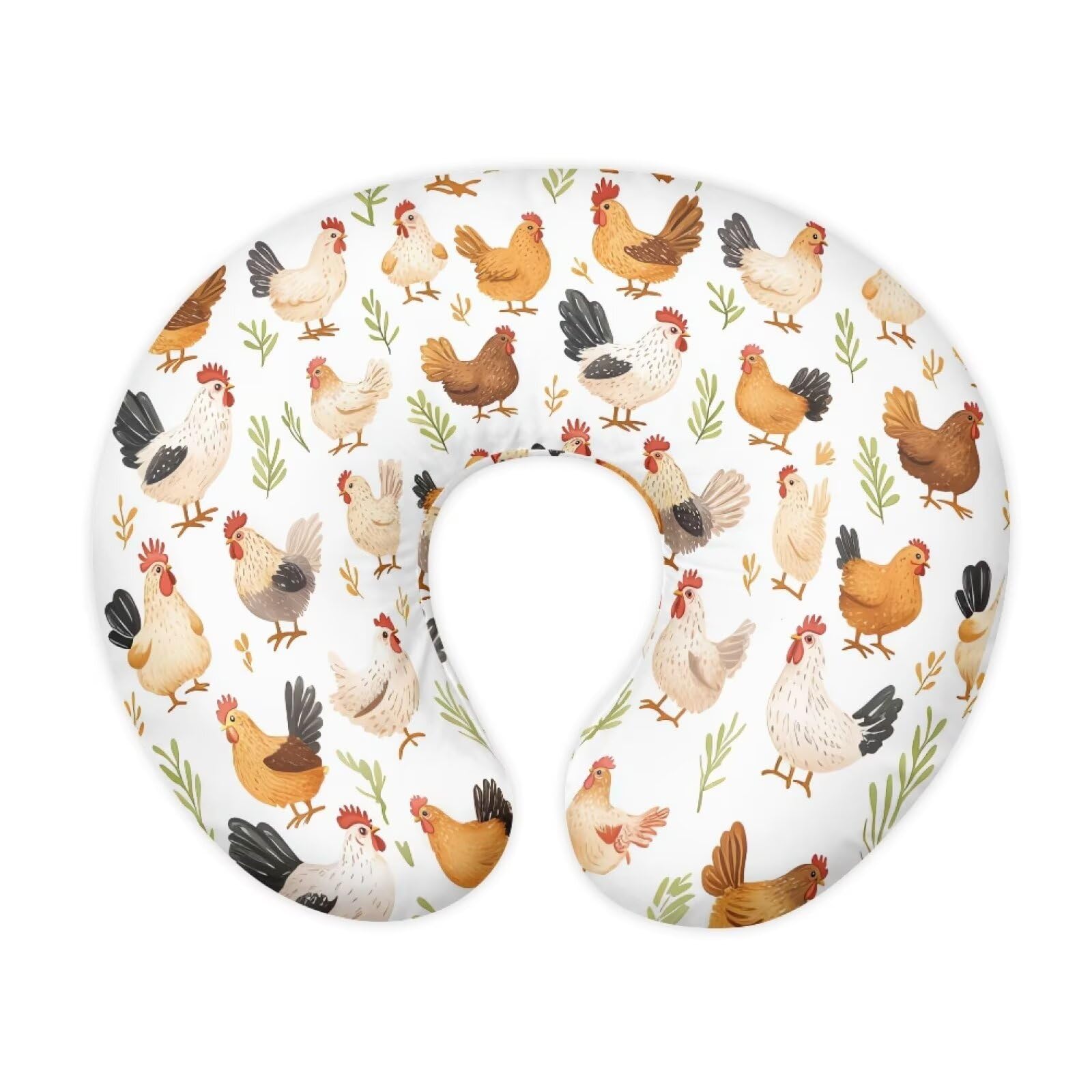 Tongluoye nursing pillow cover in soft polyester offering gentle feeding comfort