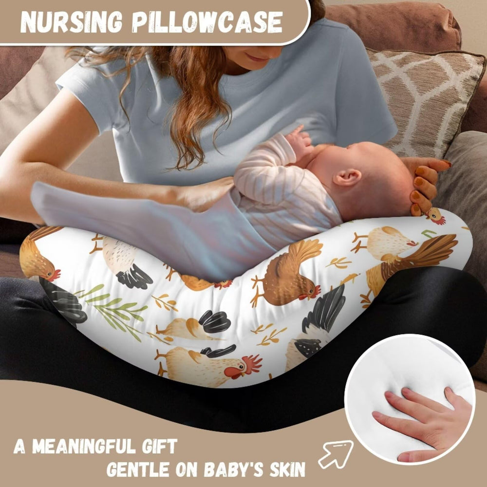 Tongluoye starry sky pattern nursing pillow cover for cozy feeds