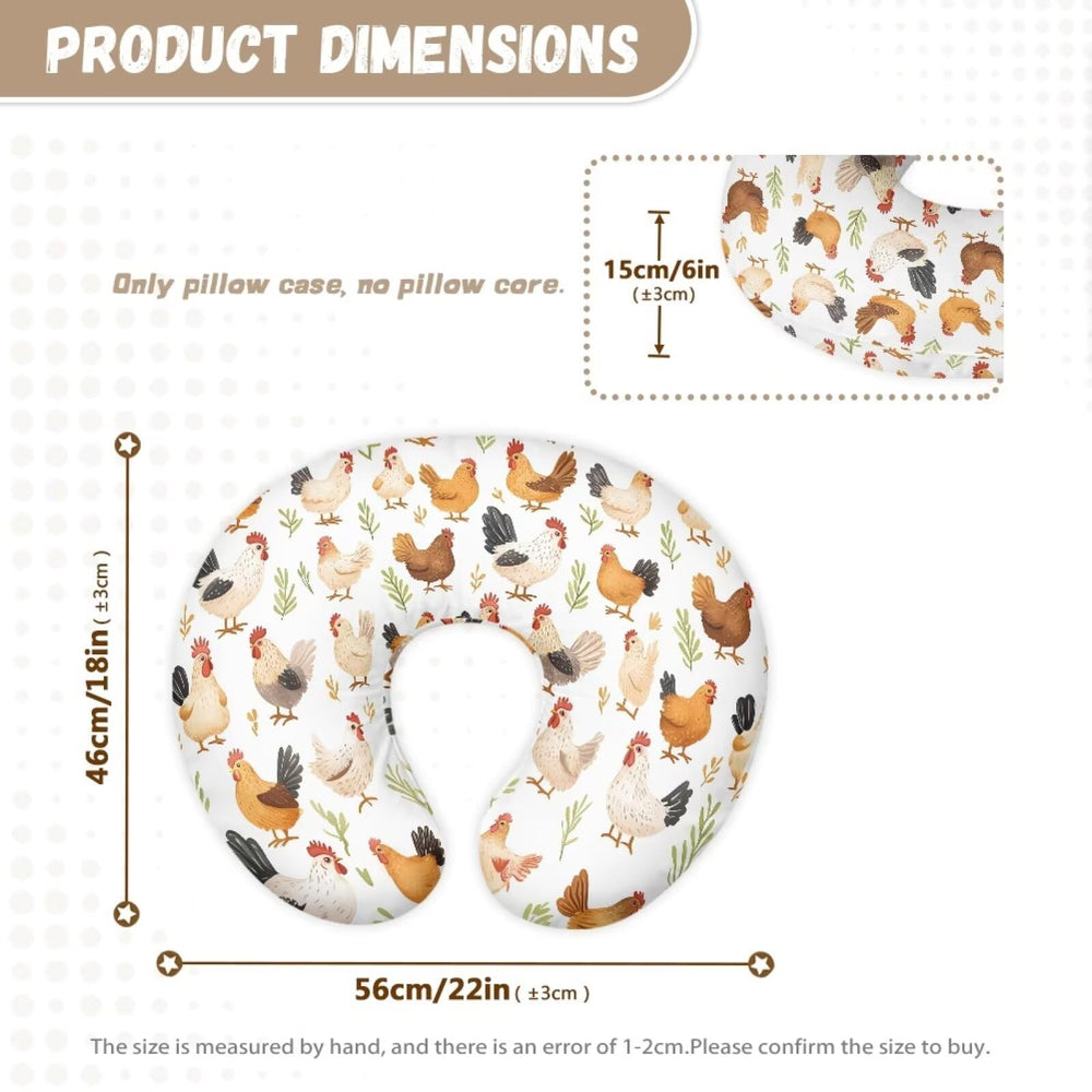 Tongluoye sunflower pattern nursing pillow cover enhances nursery decor