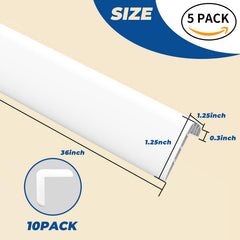 Tongmo wall corner protector installation close-up shows the easy self-adhesive backing.
