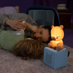 Tonies record your own bedtime stories feature adds personal touches.