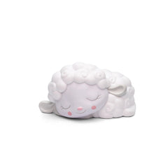 Tonies Sleepy Friends Moonlit bed scene promoting gentle sleep routines.