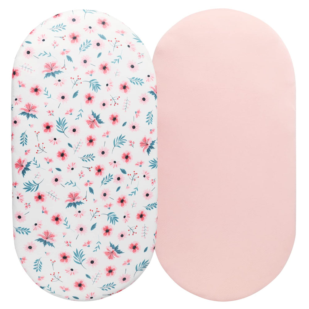 Tontukatu bassinet sheet 2pack cars print for playful nursery styling and comfortable naps