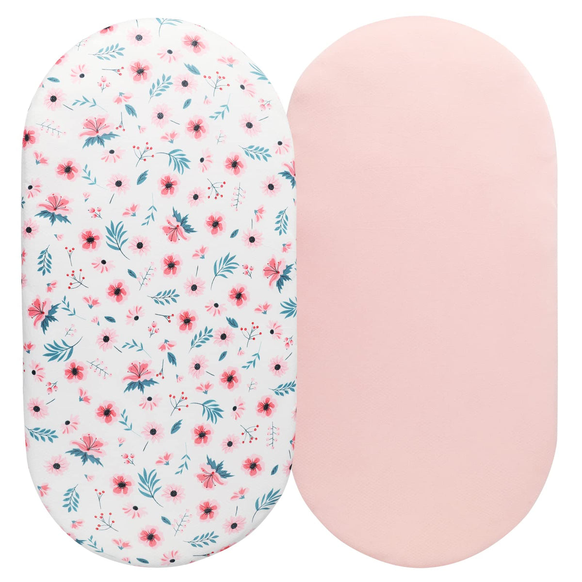 Tontukatu bassinet sheet 2pack cars print for playful nursery styling and comfortable naps