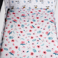 Tontukatu bassinet sheet grey solid offers versatile, easy matching in any nursery