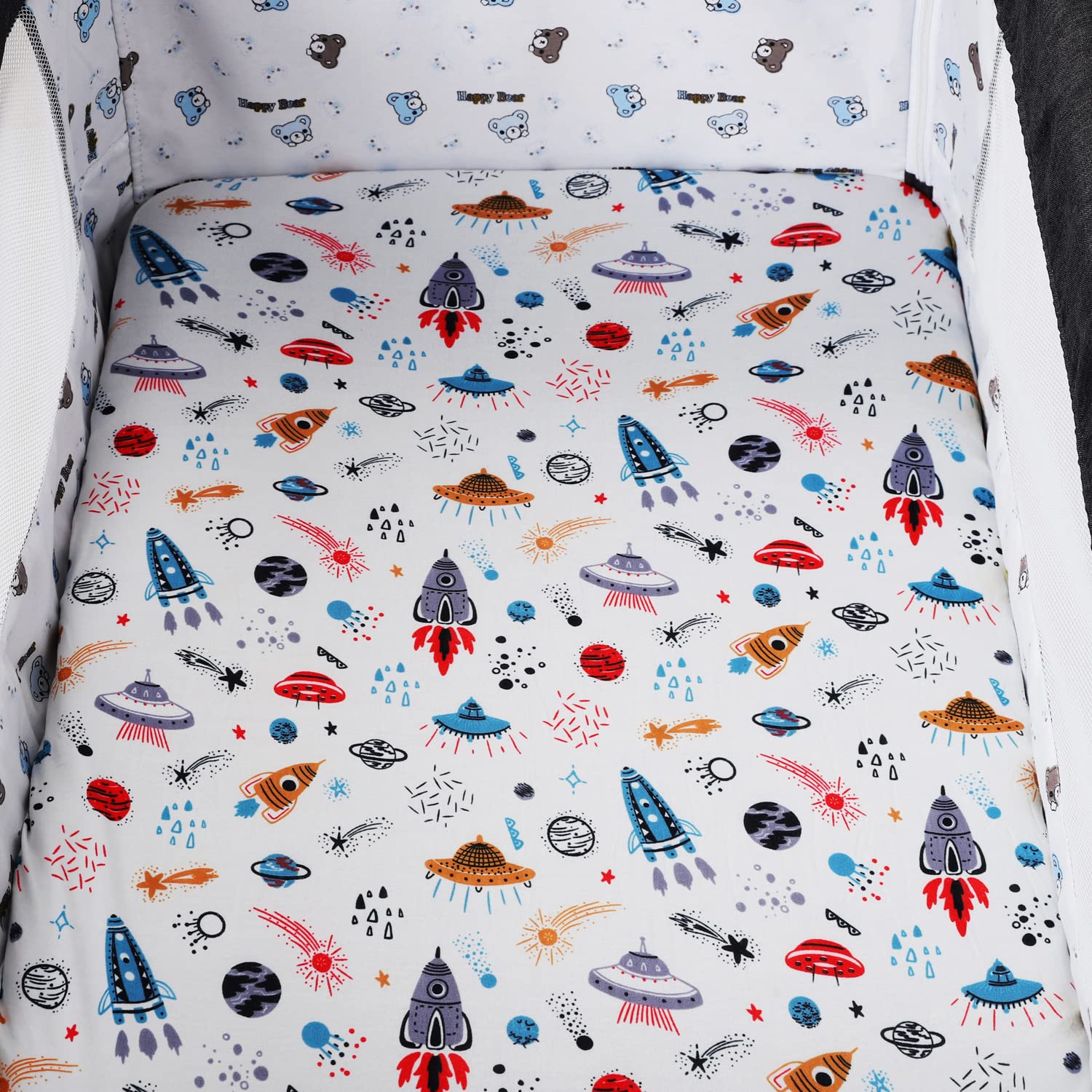 Tontukatu ultra-soft jersey knit fabric creates a gentle, breathable sleep surface