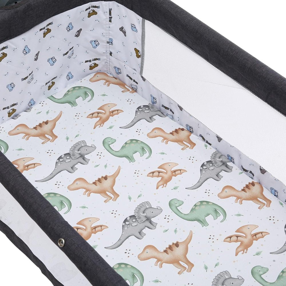 Tontukatu bassinet sheets elastic edge provides snug fit on bassinet.