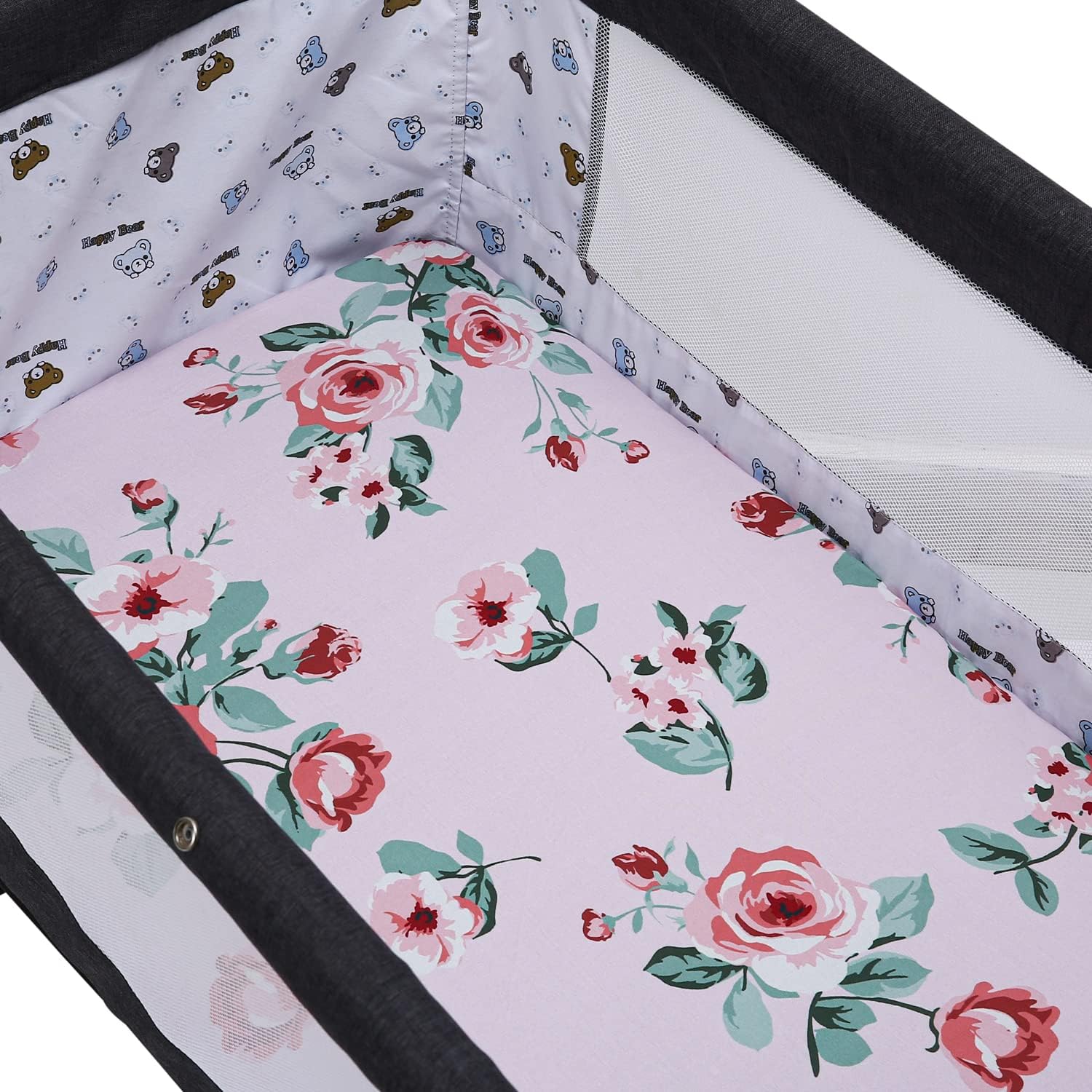Secure elastic edge prevents slipping and keeps sheets smooth.