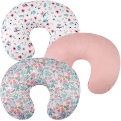 Tontukatu floral pink nursing pillow cover for soft, comfortable feeds