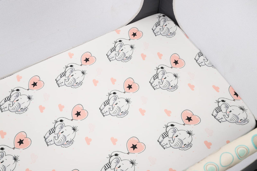 Tontukatu Lion pattern sheet adds playful charm and easy care.