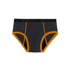 Tony and Ava boys underwear with orange strip offers discreet day protection.