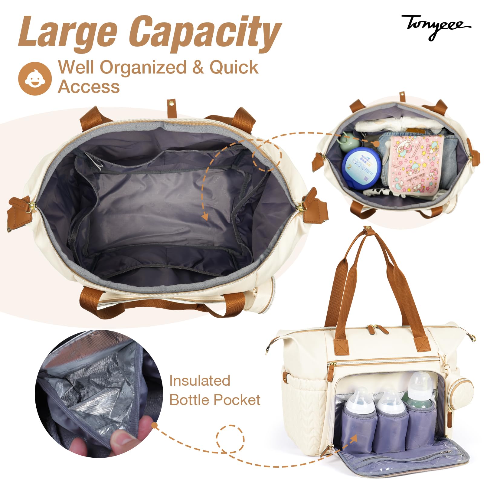 Tonyeee changing pad provides clean changing surface anywhere you stop
