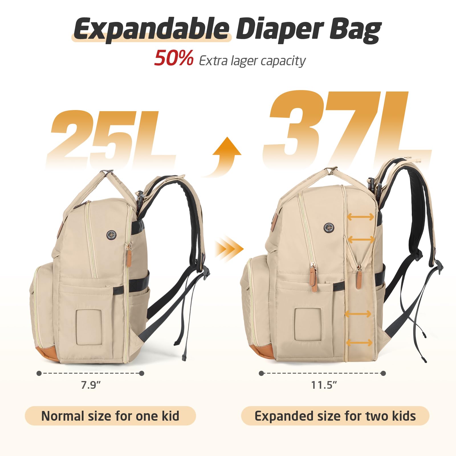 Tonyeee backpack features luggage strap for hands-free travel