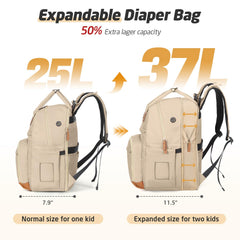 Tonyeee backpack features luggage strap for hands-free travel