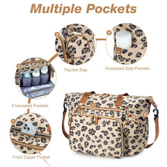 Tonyeee diaper bag includes changing pad for on-site diaper changes